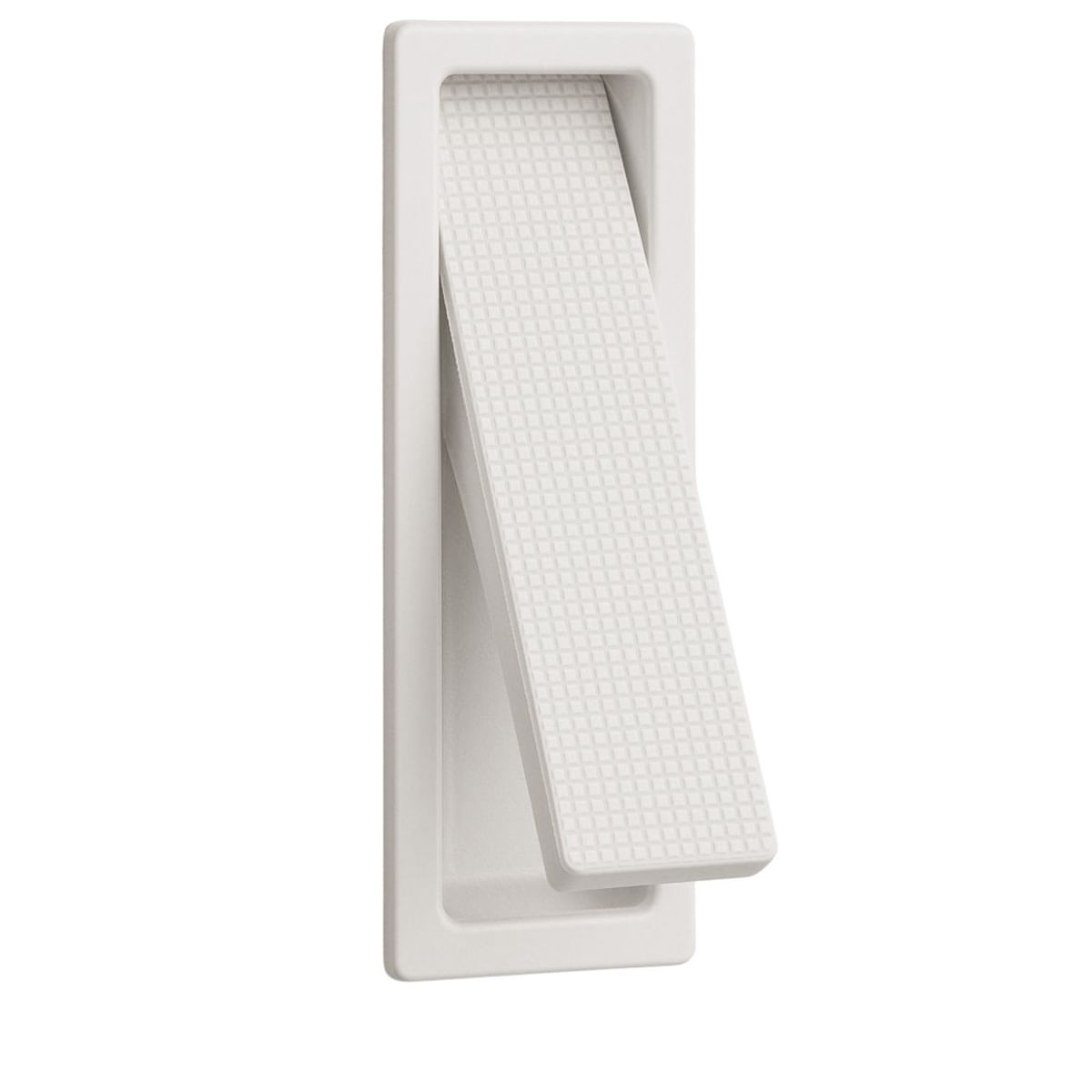 Puxador Piano de Embutir Pequeno Branco Zen 64543_0